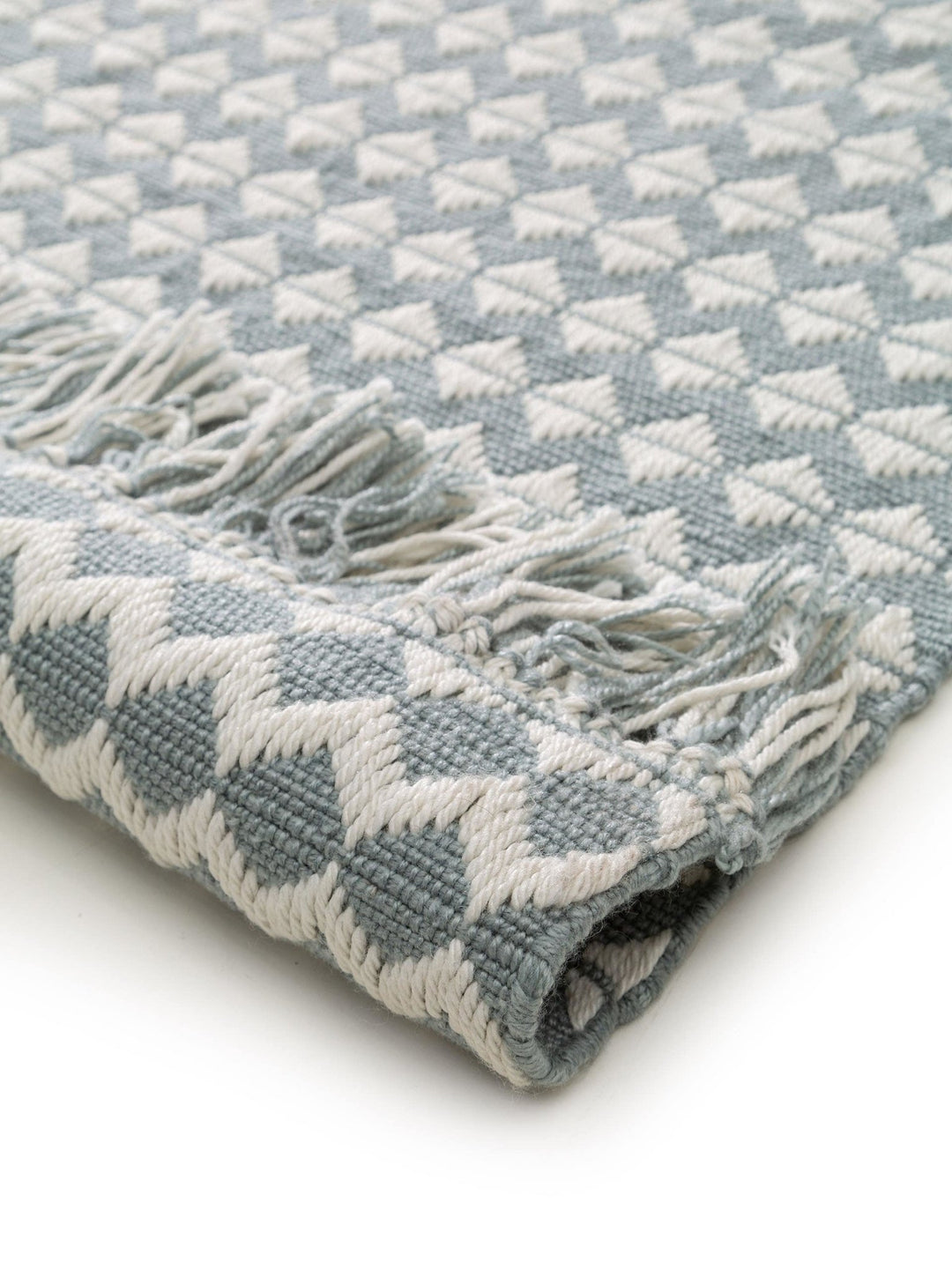 Teppich aus recyceltem Material Morty Blau - benuta PLUS - RugDreams®