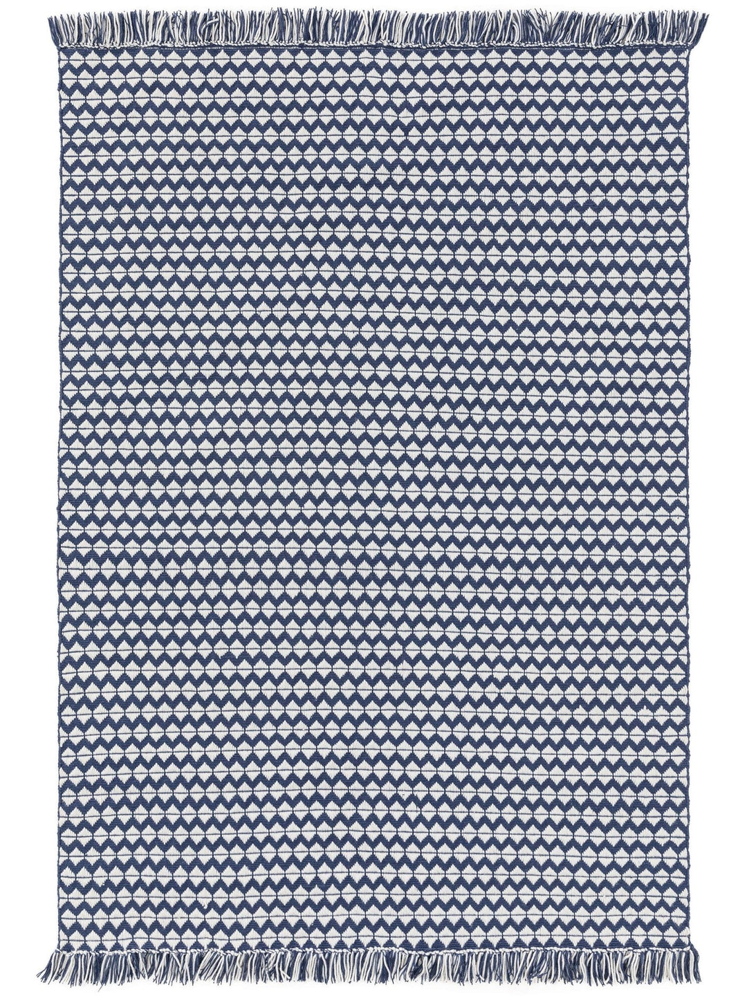 Teppich aus recyceltem Material Morty Dunkelblau - benuta PLUS - RugDreams®